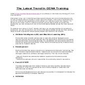 The latest trend in ccna training