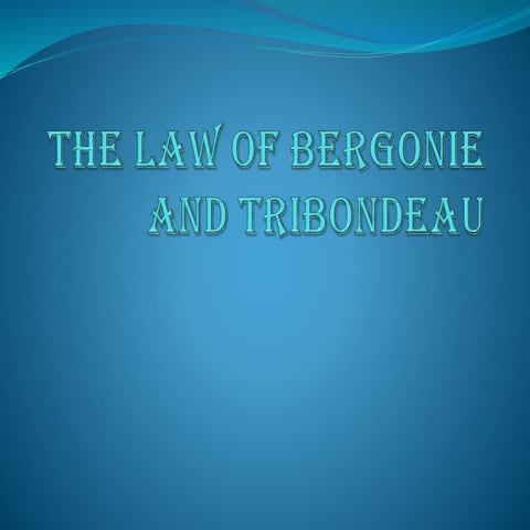 The law of bergonie and tribondeau