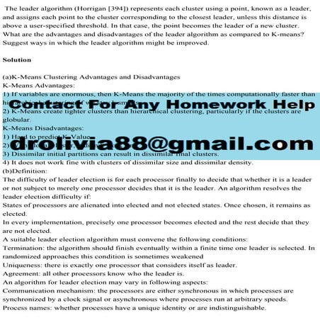 The leader algorithm (Horrigan [394]) represents each cluster using a.pdf