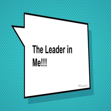The leader in me | PPTX