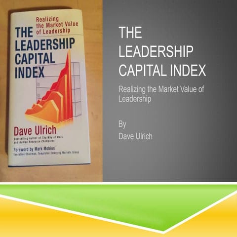 The Leadership Capital index by Dave Ulrich