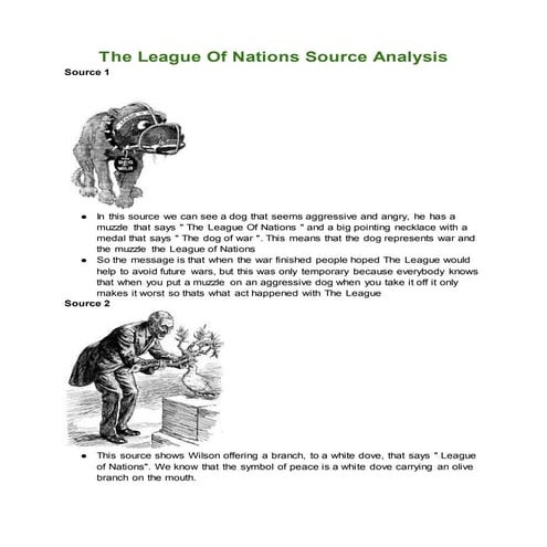 The League of Nations