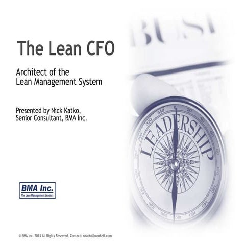 The Lean CFO