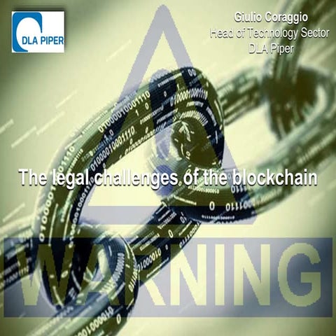 The legal challenges of the blockchain