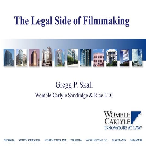 The Legal Side of Filmmaking | PPT