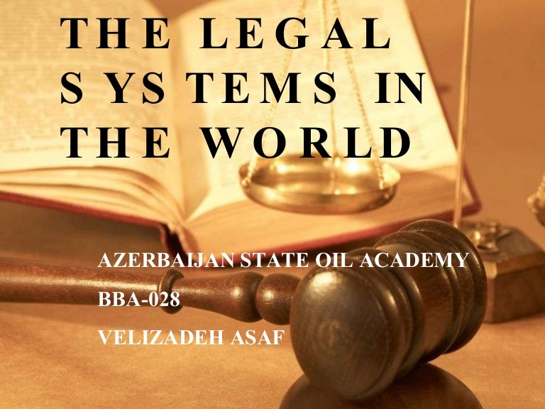 The Legal Systems Of The World
