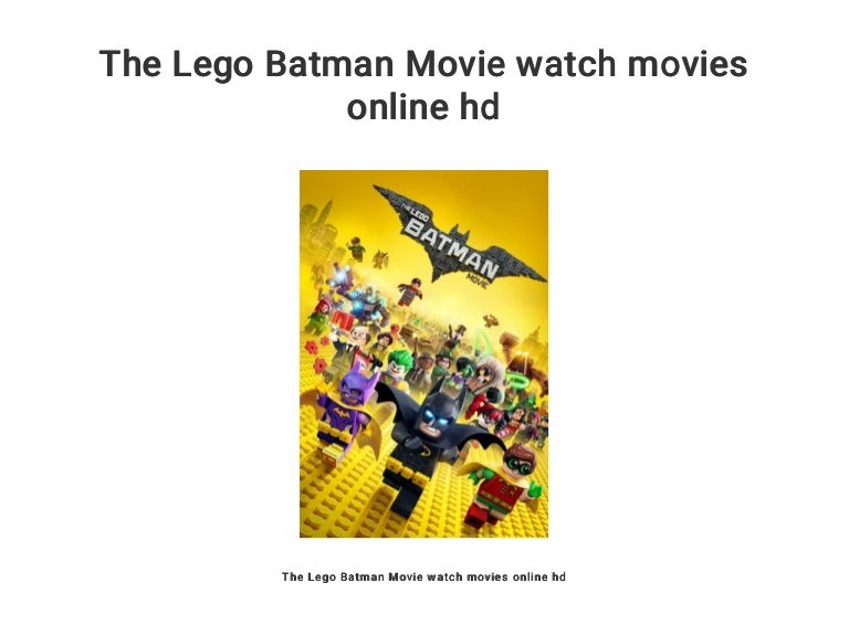 lego batman movie online