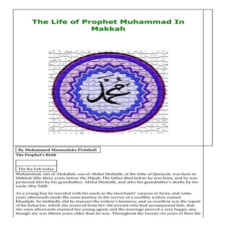 The life of prophet muhammad in makkah and madinah   the truth islamic religi...
