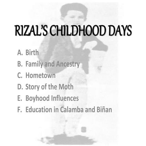 The life of rizal