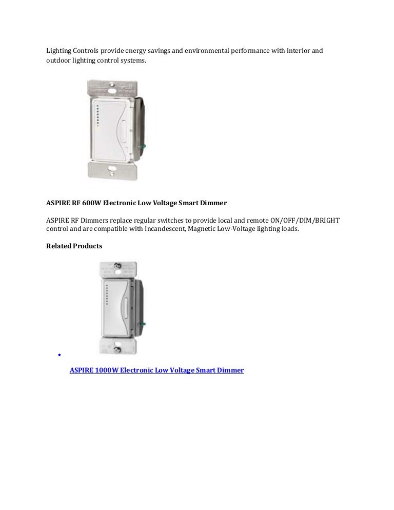 Outdoor Lighting Controls