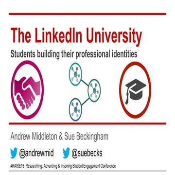 The LinkedIn University: Students building thier professional identities