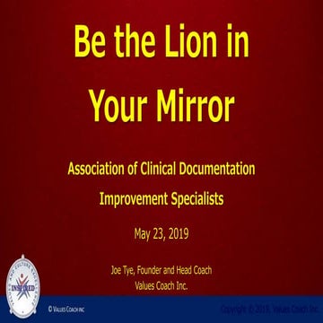 The Lion in Your Mirror