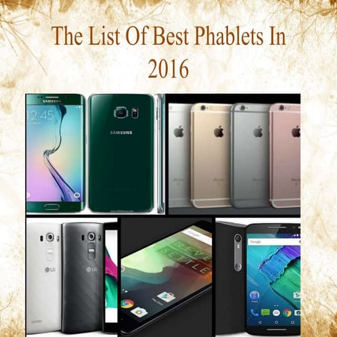 The list of best phablets in 2016