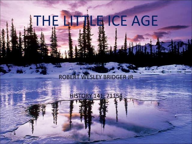 The Little Ice Age