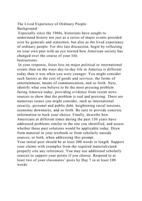 20th Century Decade Project | PDF