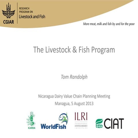 The Livestock & Fish Program