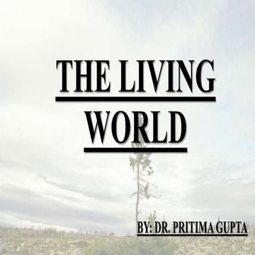 The living world