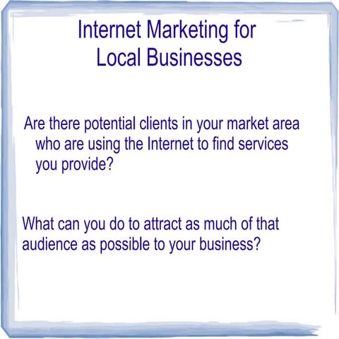 Search Engine Optimization and Social Media for Local Businesses