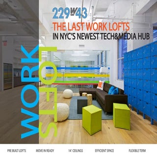 The Lofts at 229W43 - Live Work Pla...