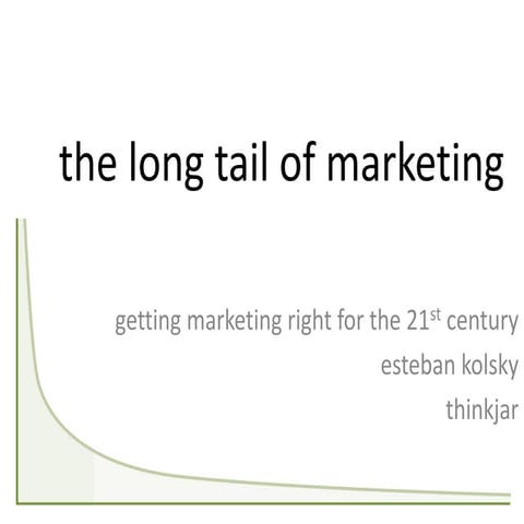 the long tail of marketing