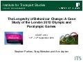 The Longevity of Behaviour Change: A Case Study of the London 2012 Olympic and Paralympic Games