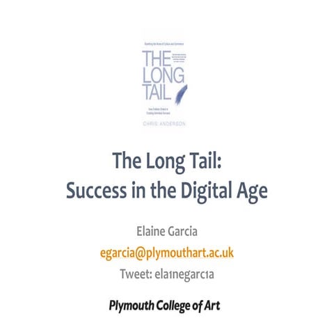 The Long Tail (JISC TurboTEL 2014 Presentation)