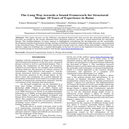 The Long Way towards a Sound Framework for Structural Design: 10 Years of Exp...