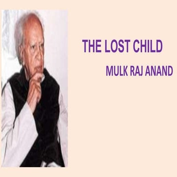 THE LOST CHILD , CLASS-9 , SUB- ENGLISH.pptx