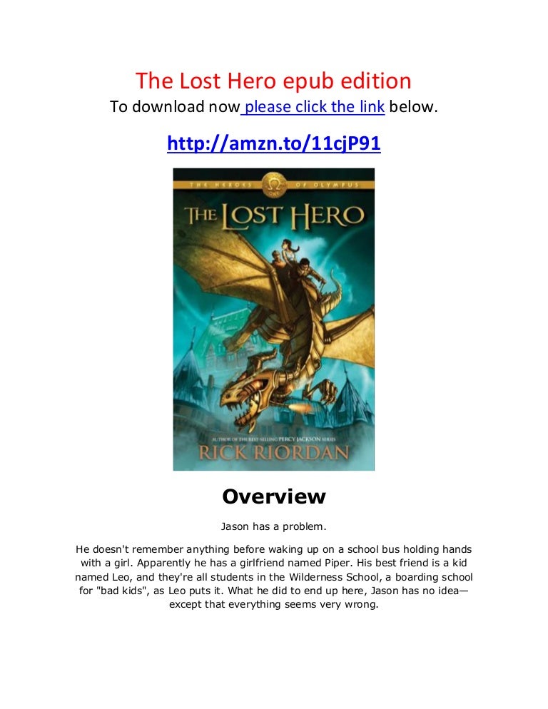 The Lost Hero Epub Edition