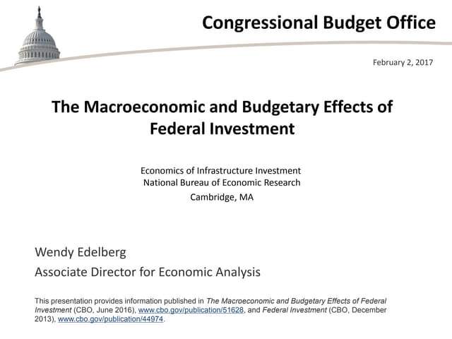 The Macroeconomic and Budgetary Eff...