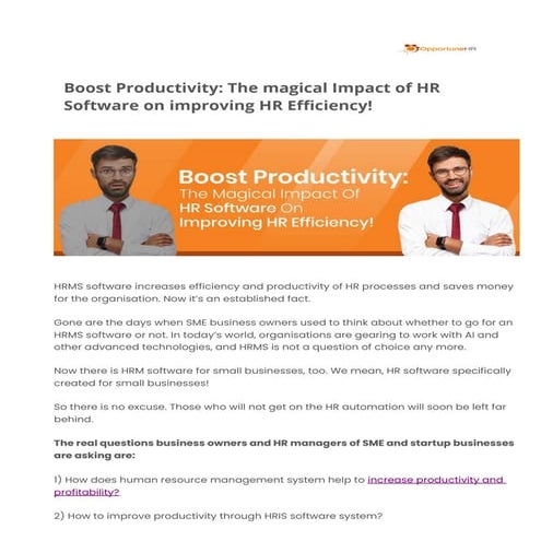 The magical Impact of HR Software on improving HR Efficiency (1).pdf