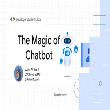 The magic of chatbot | PPT