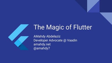 The magic of flutter