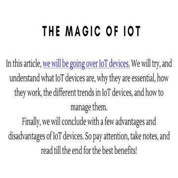IoT Device Management | PDF