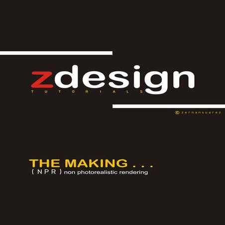 The making npr non photorealistic render
