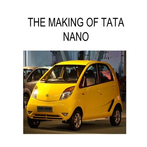 The Making Of Tata Nano