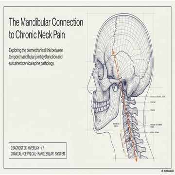 Jaw Alignment & Cervical Posture: The Mandibular-Cervical Blueprint | PPTX
