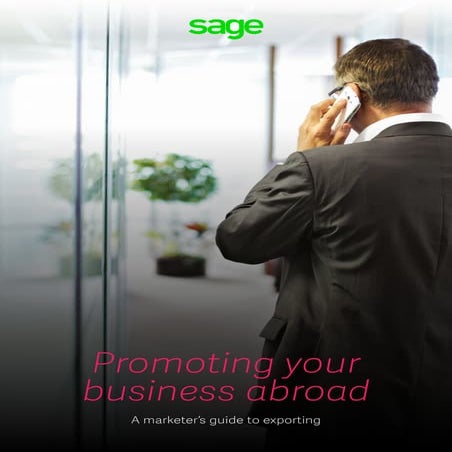 Promoting your business abroad.  A marketer's guide to exporting.  