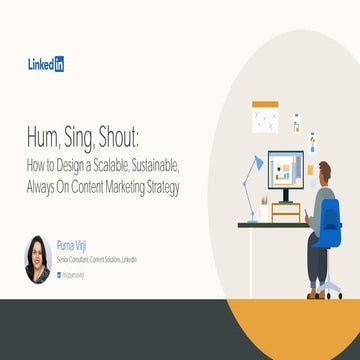 Hum, Sing, Shout: How to Design a Scalable, Sustainable and Always On Content...