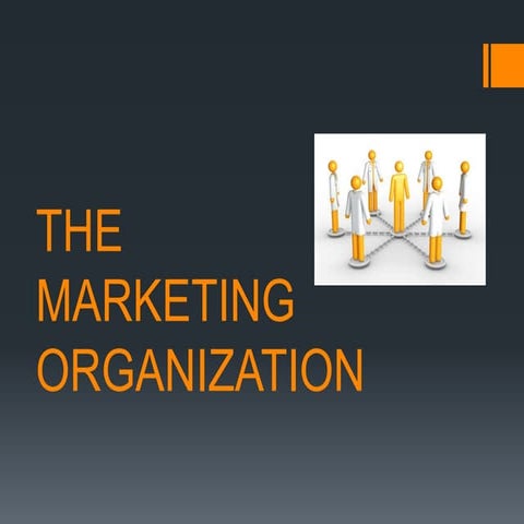 The marketing organization | PPT