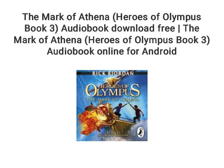 The Mark of Athena (Heroes of Olympus Book 3) Audiobook