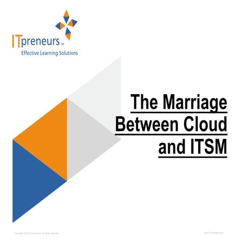 The marriage between Cloud and ITSM