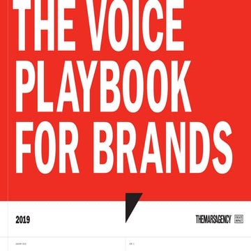 Voice Commerce Playbook 2019 - The MARS Agency