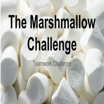 The marshmallow challenge