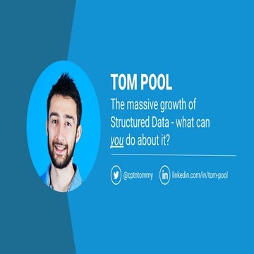 Reading SEO Feb 2020 - The Massive Growth Of Structured Data - Tom Pool - Blu...