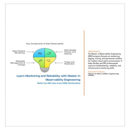 Master in Observability Engineering: Enhance Monitoring and Reliability ...