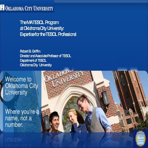 The MATESOL Program at Oklahoma City  University