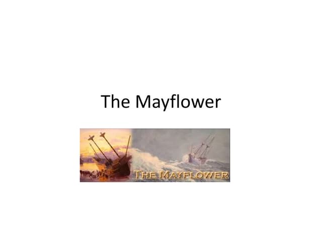 The mayflower