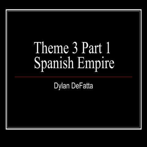American Colonial Empires: Spain