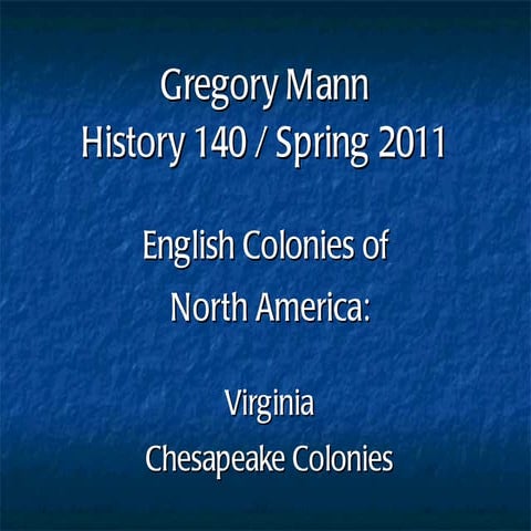 Theme 4   the english in north america